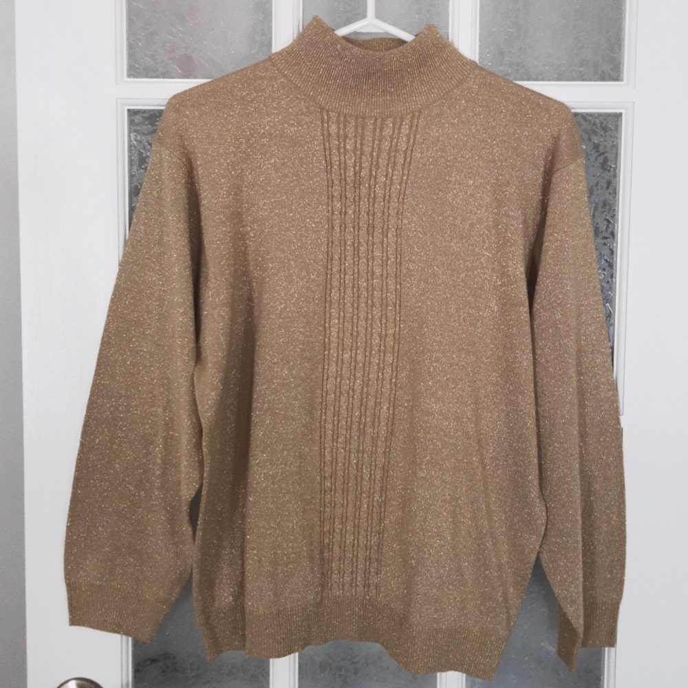 Vintage Gold Knit Sweater